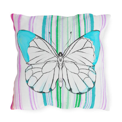 Pillows Outdoor Watercolor Butterfly Whimsy