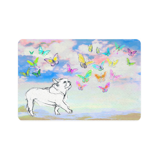 Dogi Butterfly Flutter Pet Food Mat Bulldog