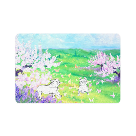 Pet Feeding Mats Butterfly Chase