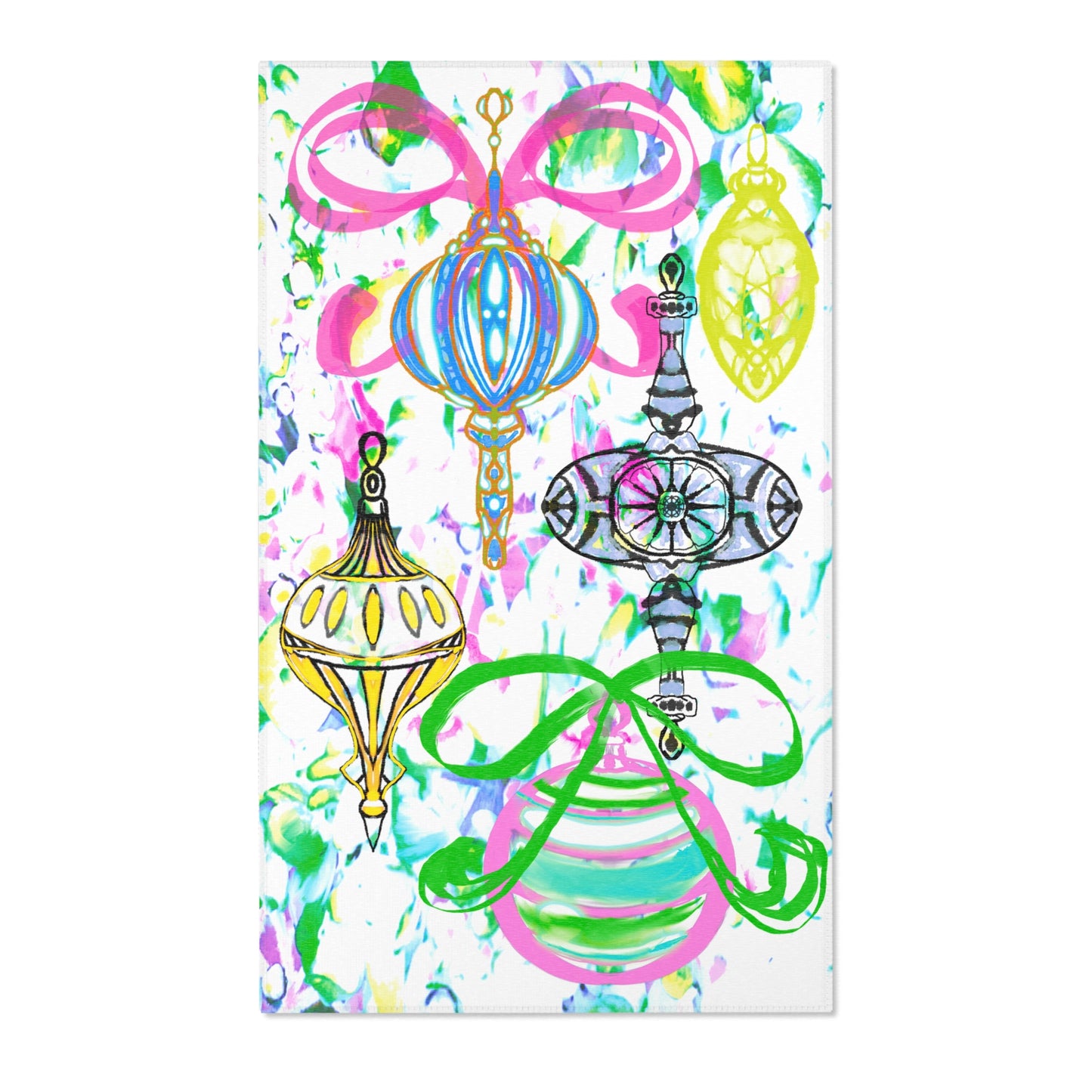 Indoor Rugs Christmas Holiday Sparkle