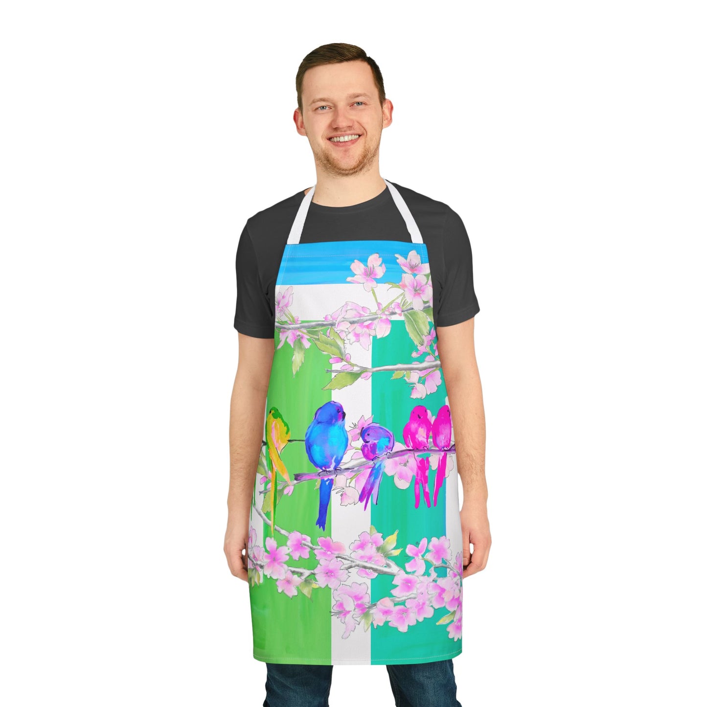 Blossoms & Birds Apron