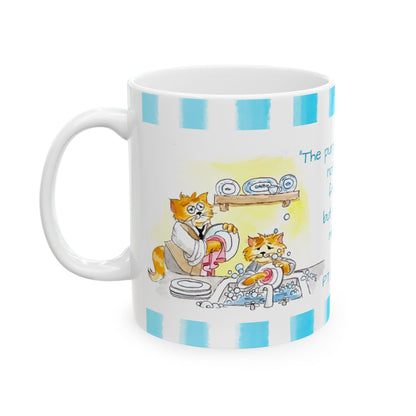 Kitty Fun Mug “The purpose of life…”