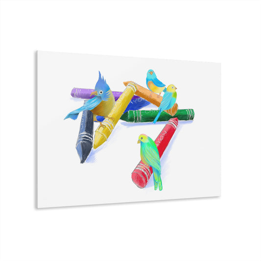 Jolly Birds Acrylic Prints (French Cleat Hanging)