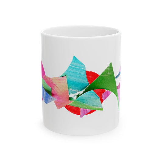 Pattern Play Mug Fuchsia Red Pink