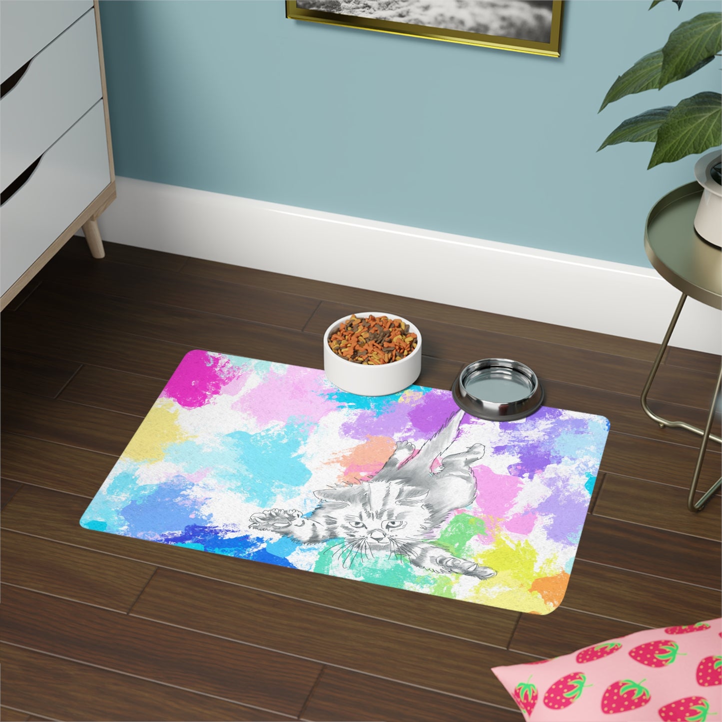 Pet Feeding Mats Falling for Dinner