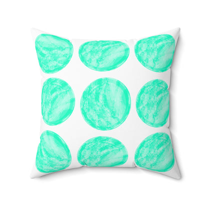 Polka Dot Joy Pillow "Humility is sacred soil"