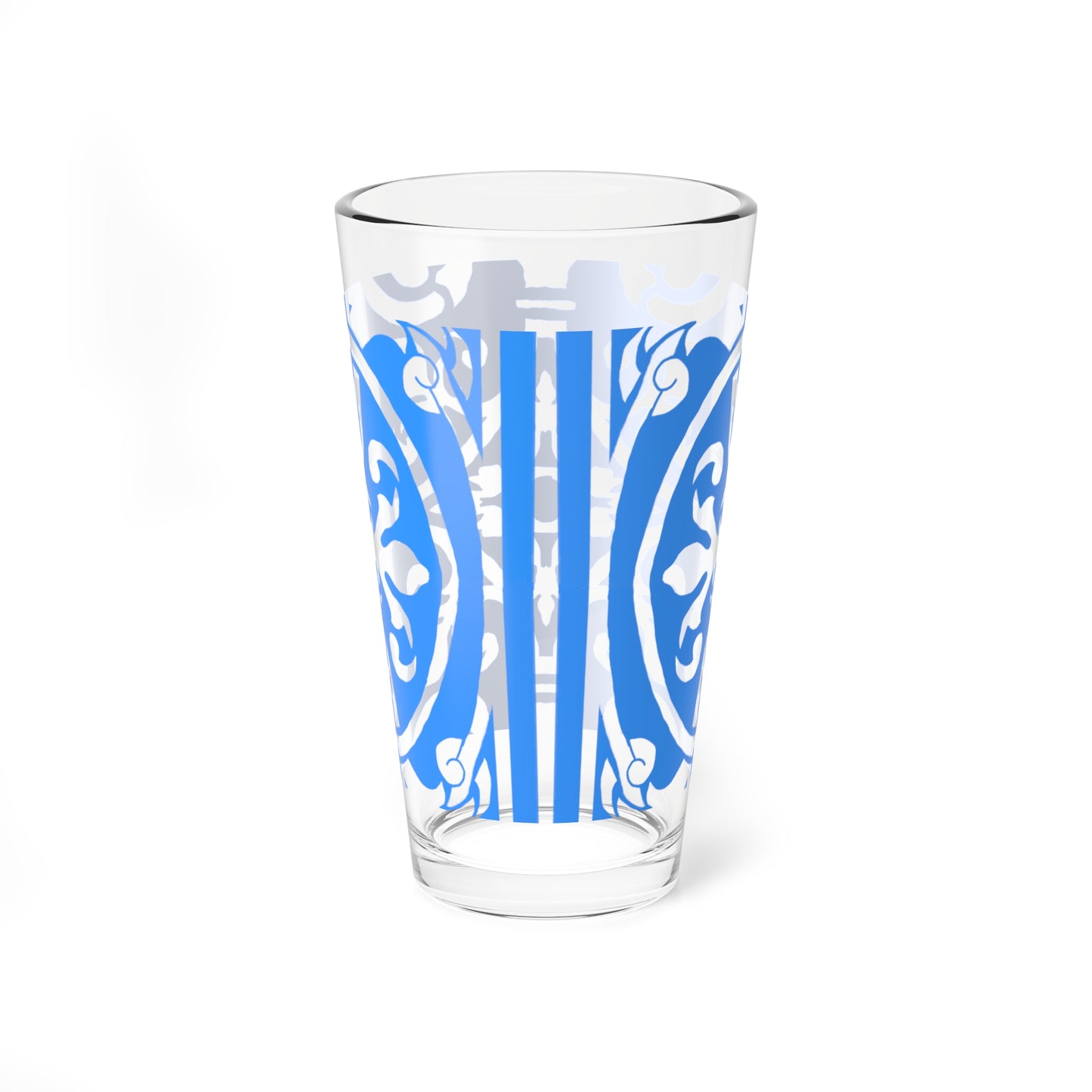 Mixing Glass, 16oz Scrollwork Art