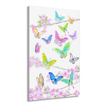Blossom Glide Acrylic Prints B (French Cleat Hanging)