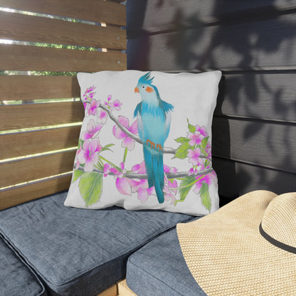 Outdoor Pillows Birdies & Cherry Blossom Branches