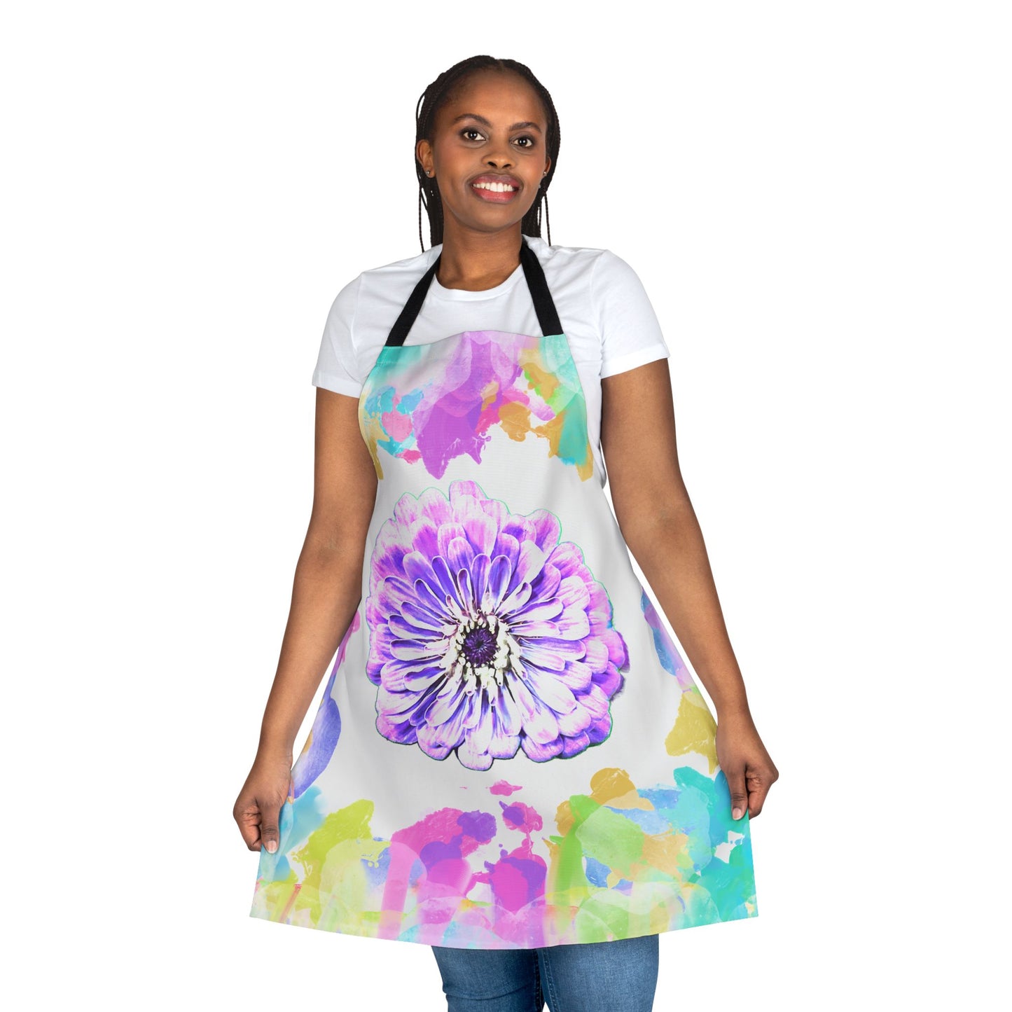 Zinnia Color Splash Apron