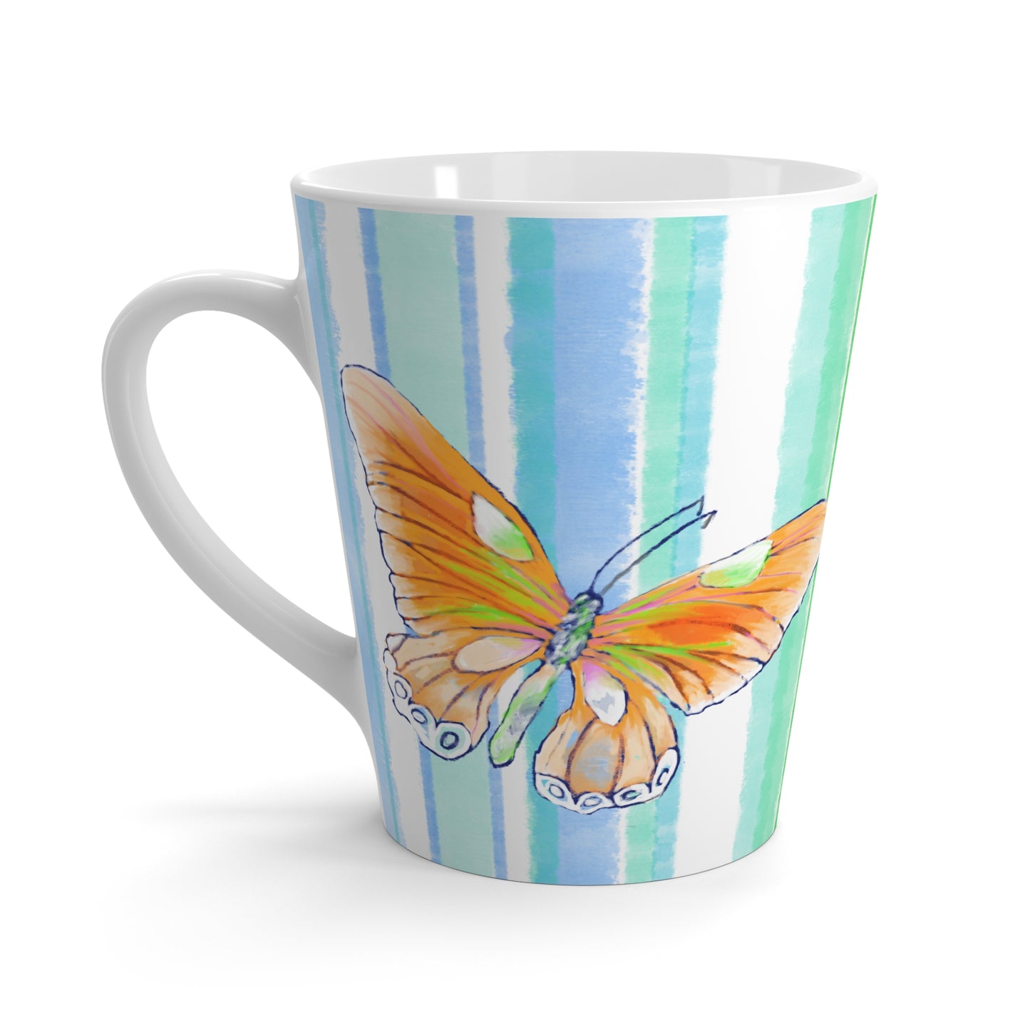 Fun Stripes Latte Mug