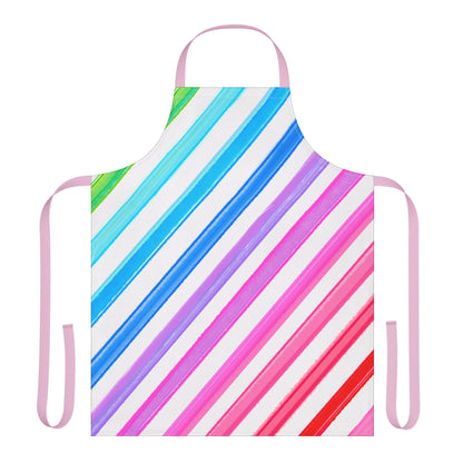 Diagonal Stripes Apron