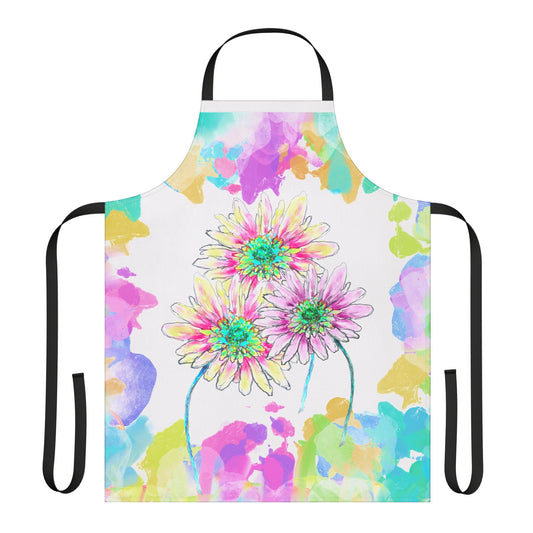 Zinnia Color Splash Apron