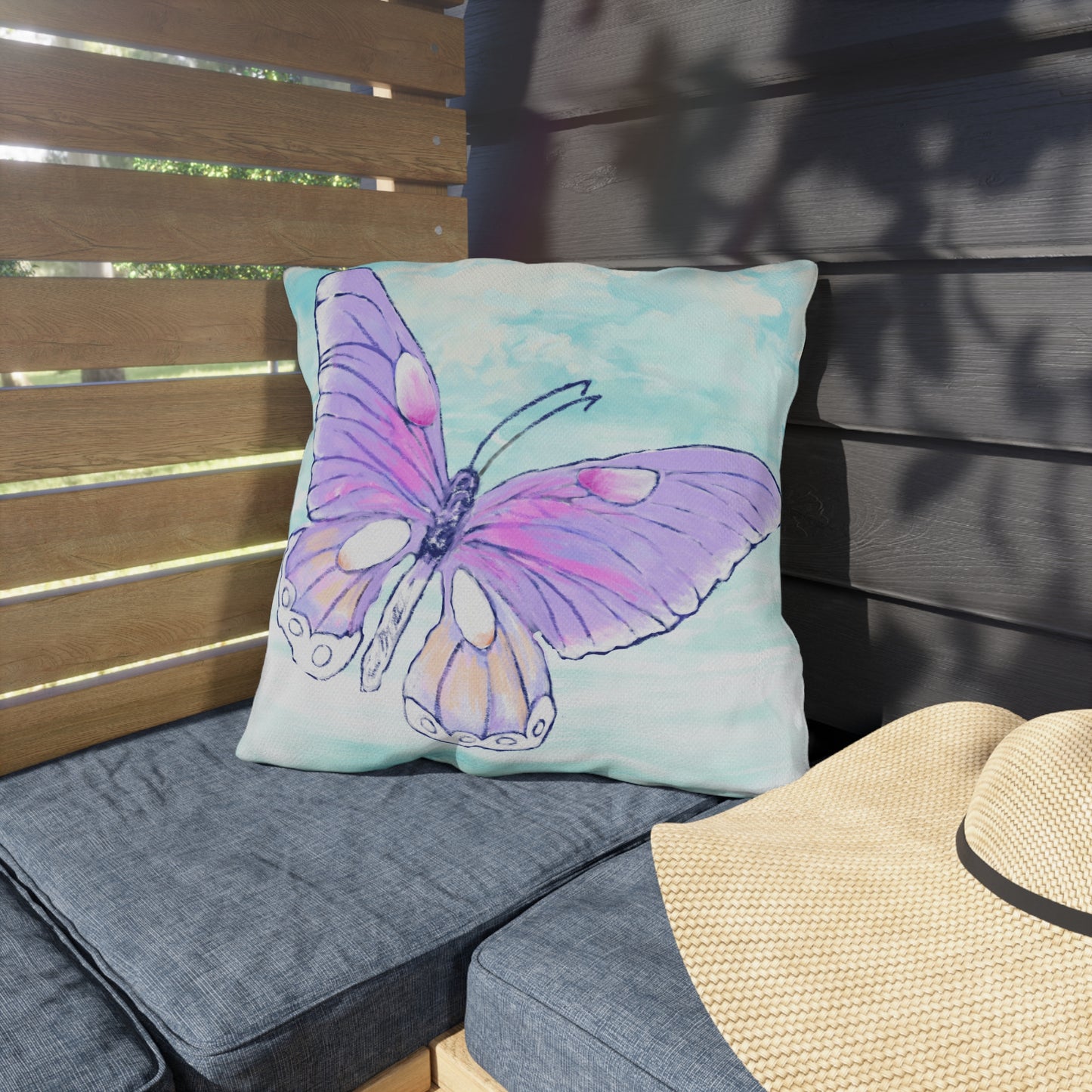 Outdoor Pillows Butterfly Flutter