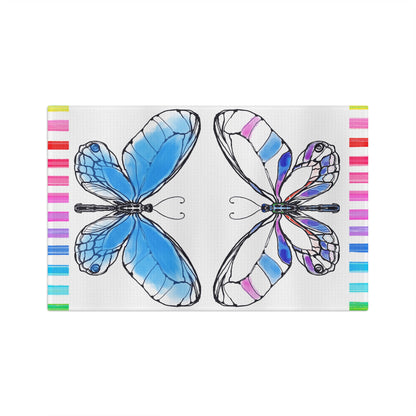 Flutterstripe Microfiber Tea Towel