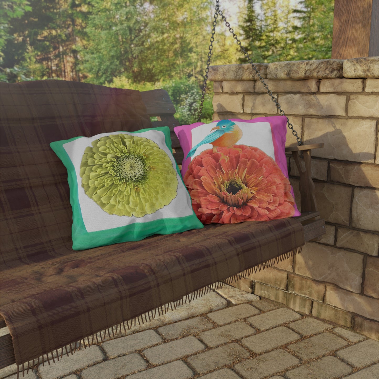 Zinnia Outdoor Pillows