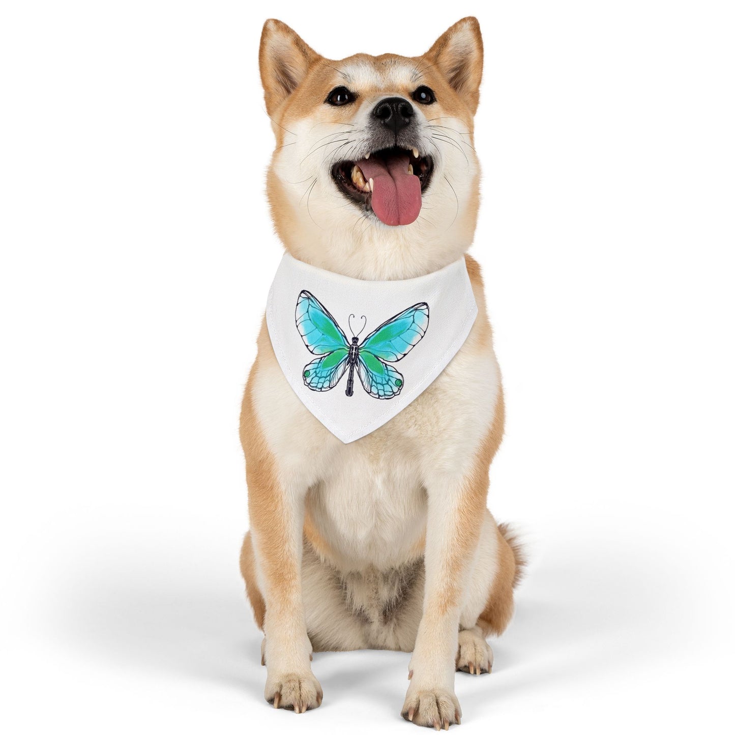 Pet Bandana Collar Colorful Flutter Charm