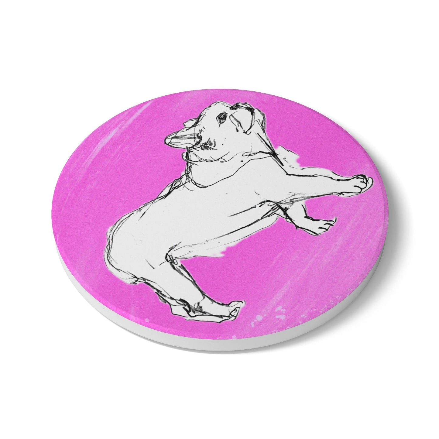 Dogi Fun Ceramic Coaster