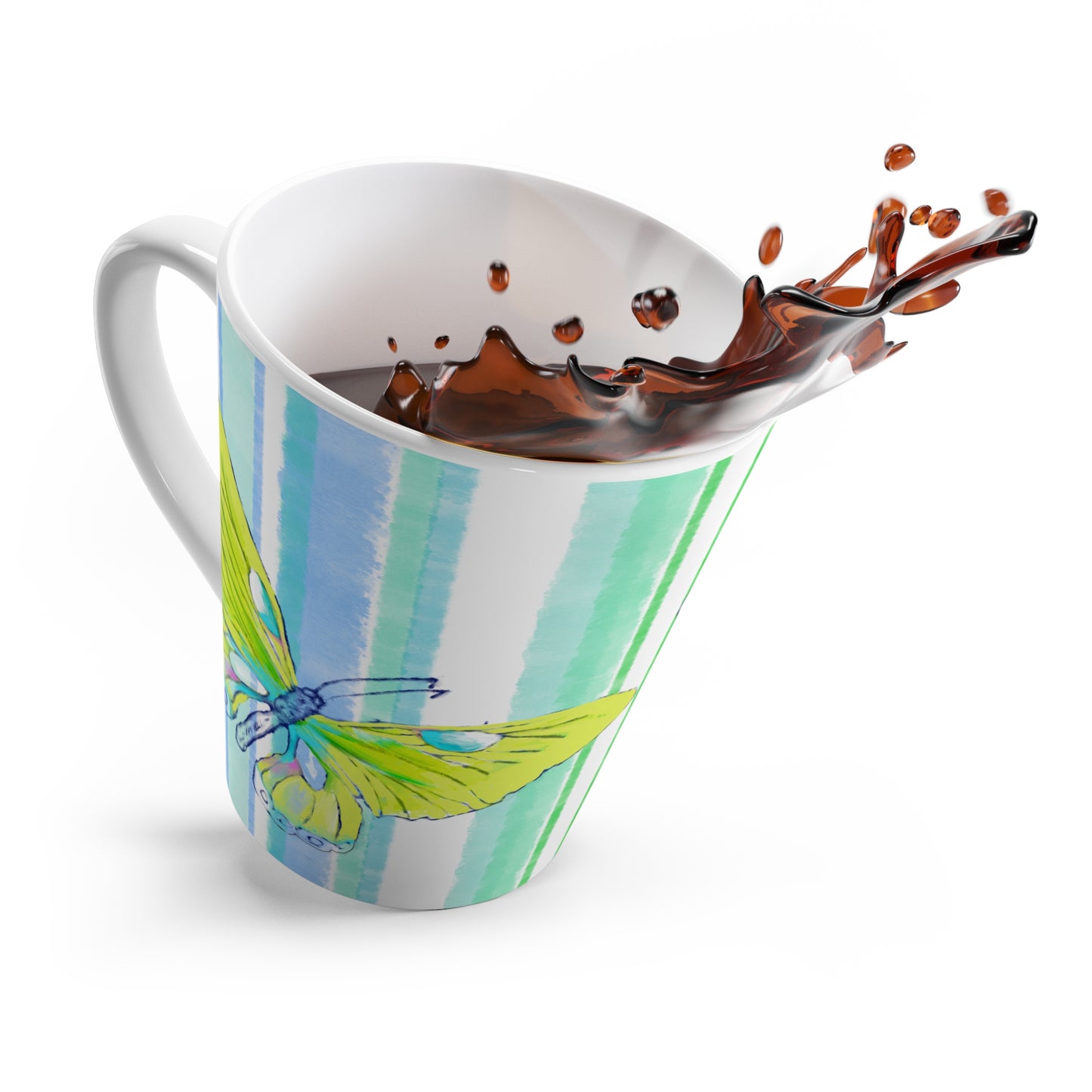 Fun Stripes Latte Mug
