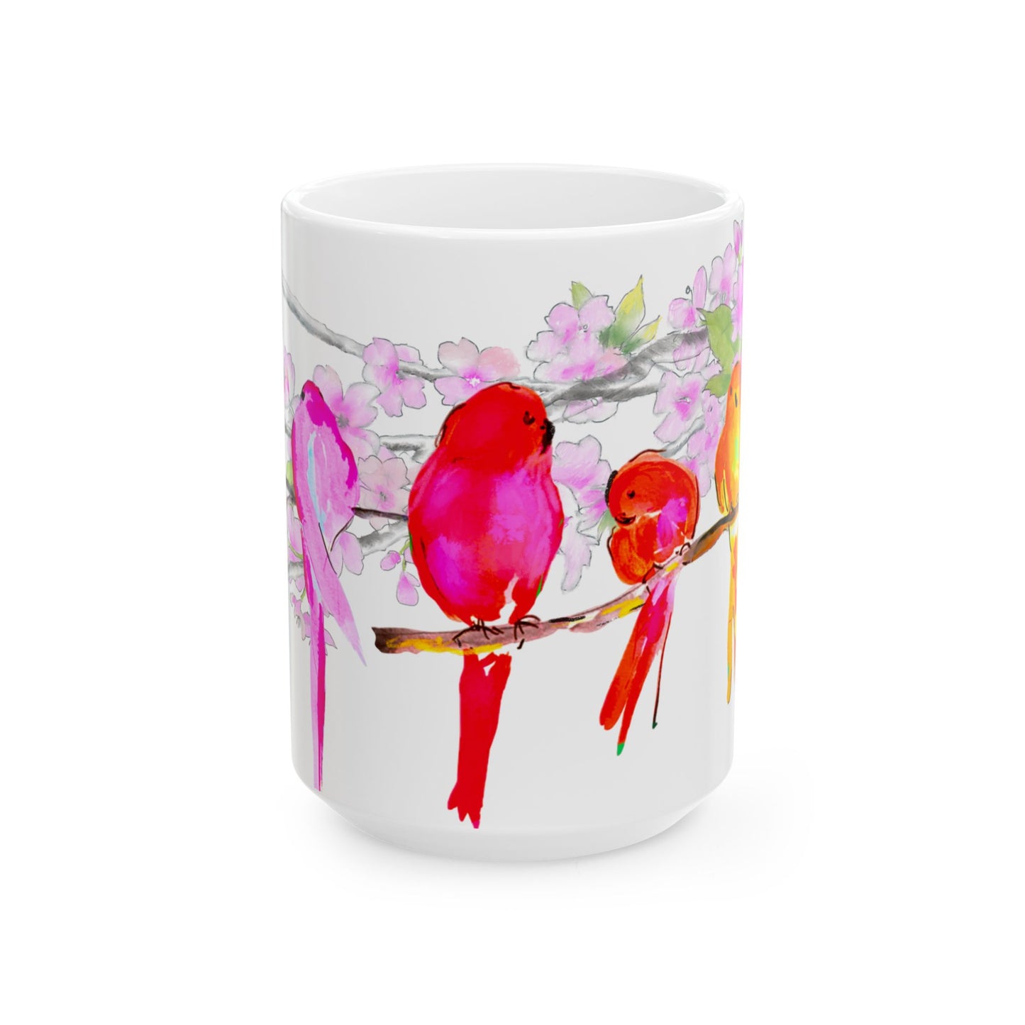 Mugs Blossoms & Birds