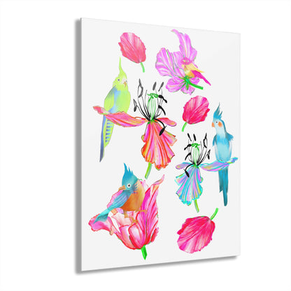 Dancing Tulips Acrylic Prints (French Cleat Hanging)
