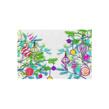 Indoor/Outdoor Rug Double the Joy of Christmas