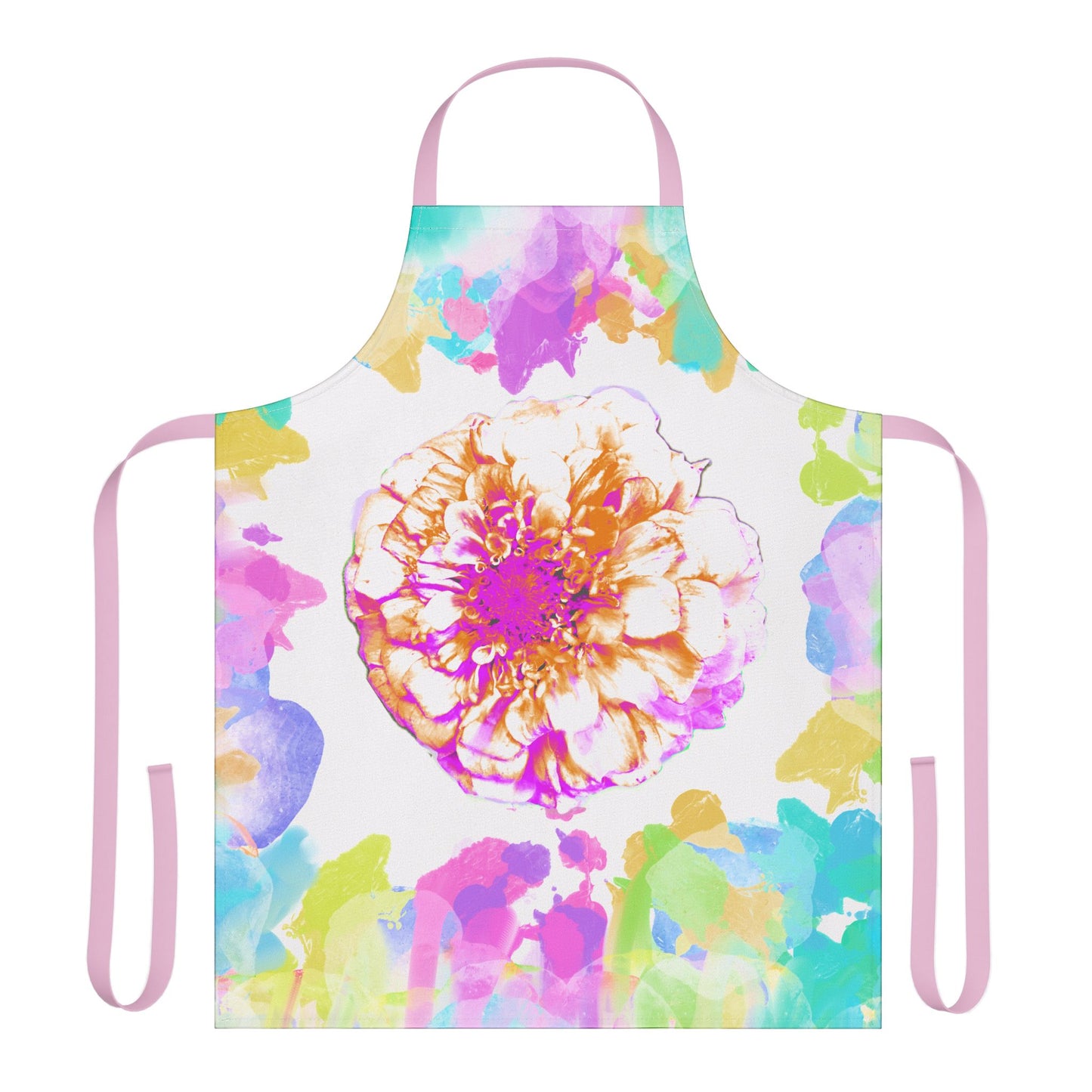 Zinnia Color Splash Apron