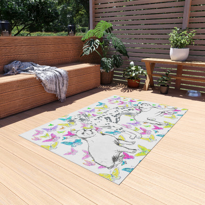 Dogi Butterfly Flutter Indoor/Outdoor Rug