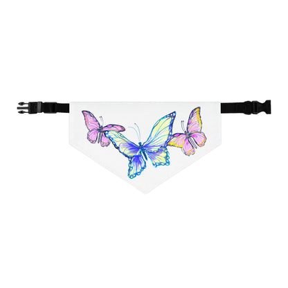 Pet Bandana Collar Colorful Flutter Charm