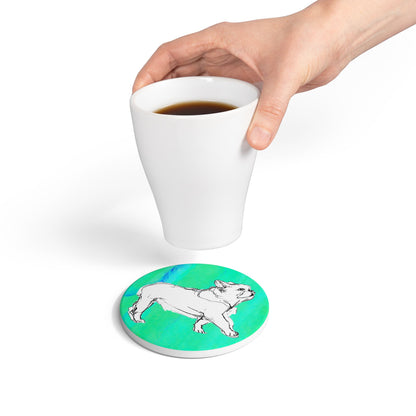 Dogi Fun Ceramic Coaster