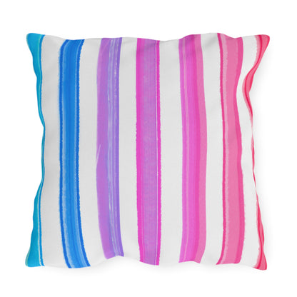 Pansy Parade Outdoor Pillow A