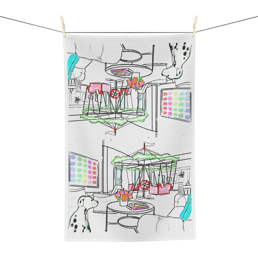 Dish Towels Microfiber Interior Illustration