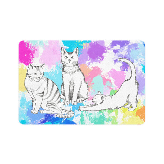 Pet Feeding Mats Falling for Dinner