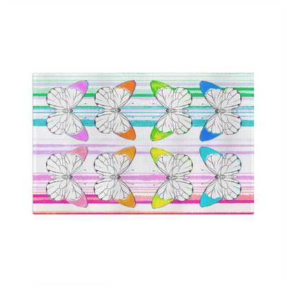 Dish Towels Microfiber Rainbow Butterfly