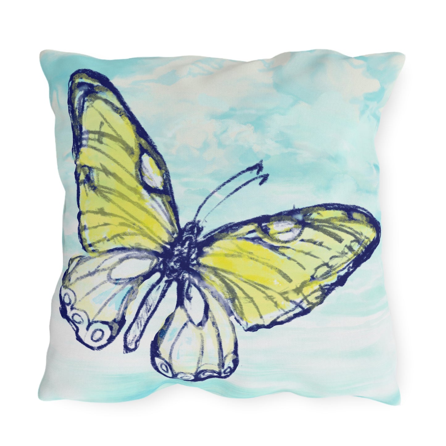Outdoor Pillows Butterfly Flutter