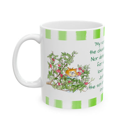 Kitty Fun Mug "My son, do not despise..."