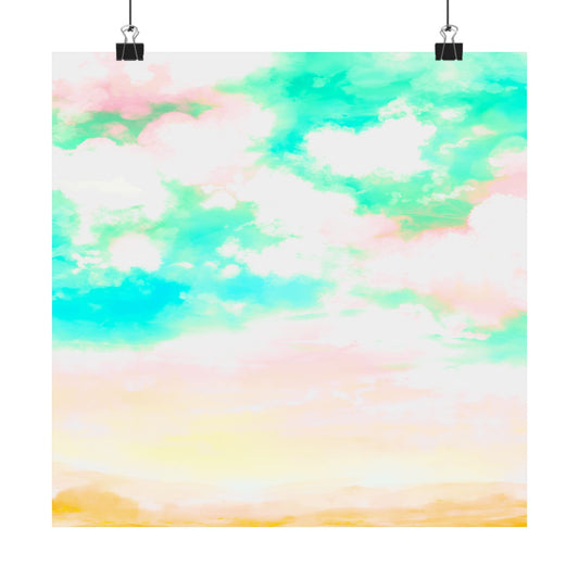 Art Decor Matte Posters Cloud Song