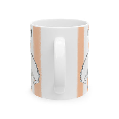 Dogi Fun Mug with Orange Stripes