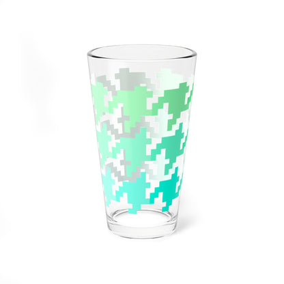 Mixing Glass, 16oz Houndstooth Fun