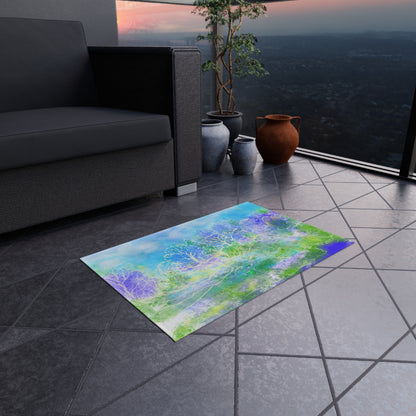 Rugs Indoor/Outdoor Quiet in Blue
