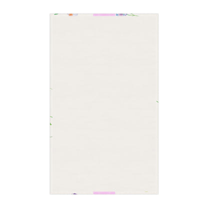 Flower Fun Tea Towel Pansy