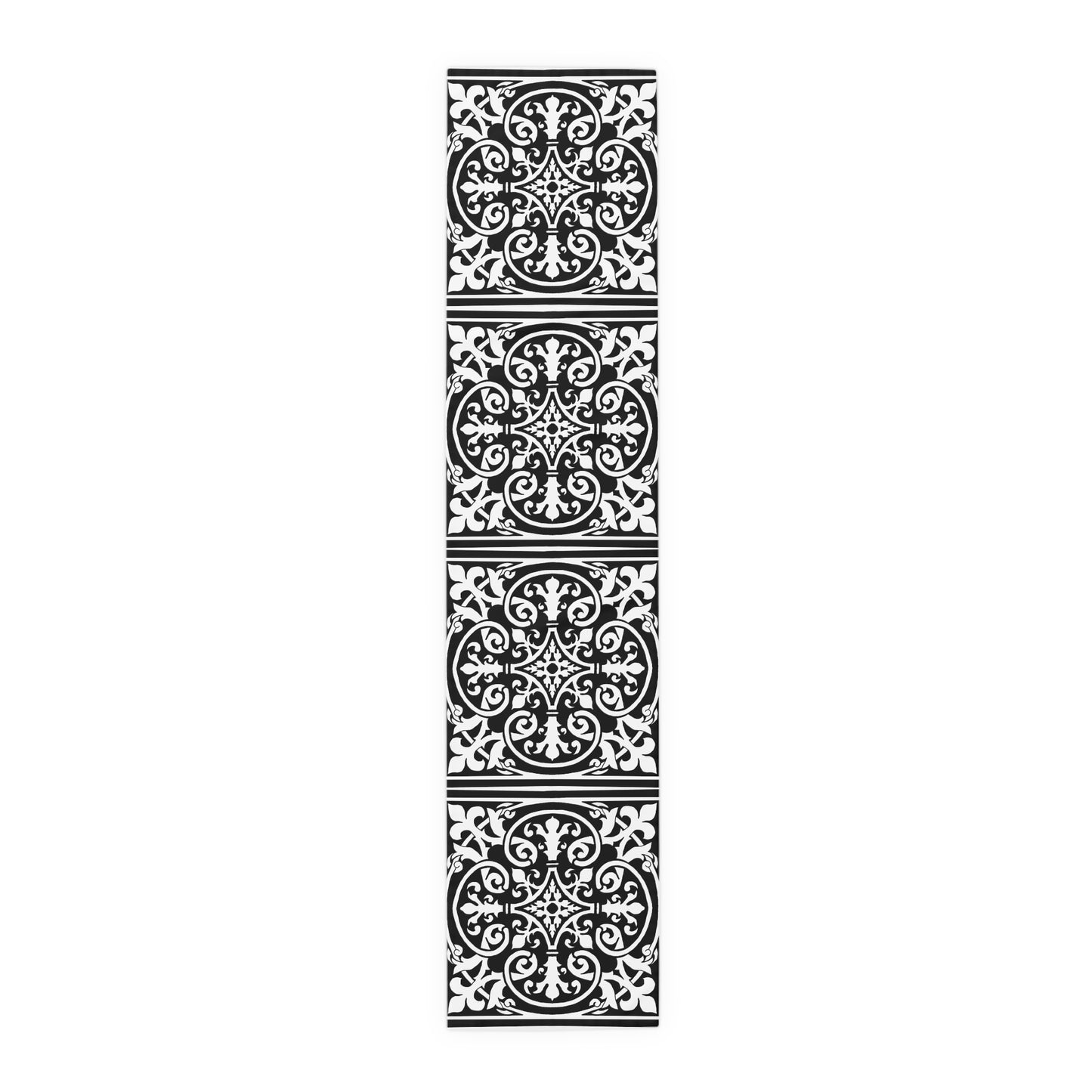 Scrollwork Table Runner (Cotton, Poly)