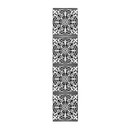 Scrollwork Table Runner (Cotton, Poly)
