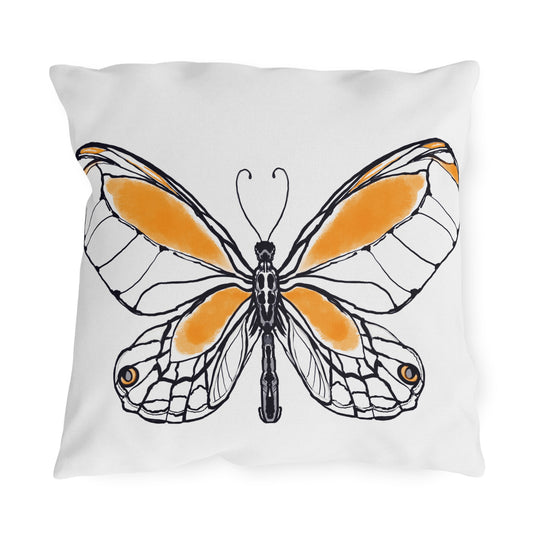 Outdoor Pillows Lulu Butterflies Orange