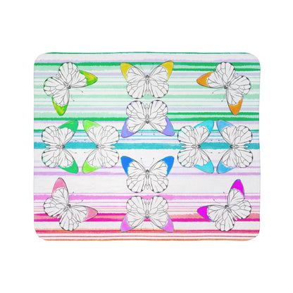 Blankets Fleece Sherpa Chromatic Flutter