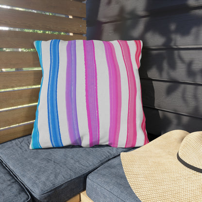 Outdoor Pillows Watercolor Stripes