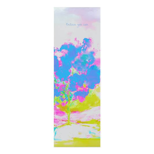Joyful Landscape Exercise Mat Believe  you can