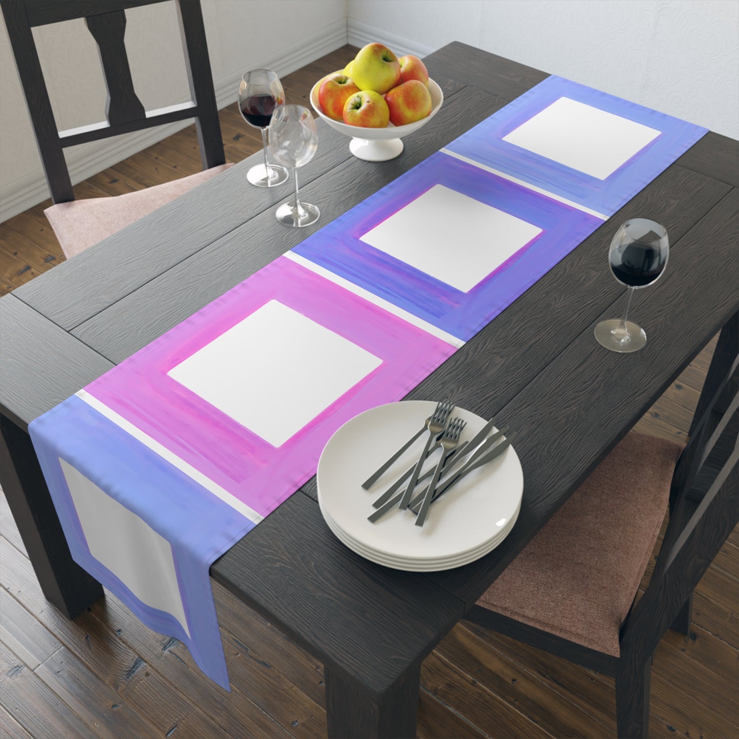 Table Runner Color Block (Cotton or Poly)