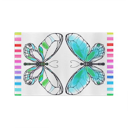 Flutterstripe Microfiber Tea Towel