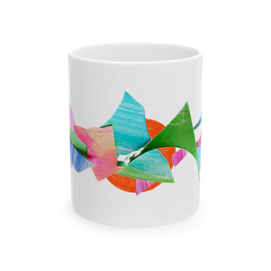 Pattern Play Mug Pink Red Blue